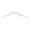 Ekena Millwork Pitch Heath Architectural Grade PVC Gable Pediment, 72"W x 18"H x 1"P (6/12) GPP072X018X100HEA - alternate 3